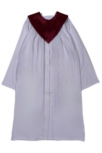 網上大量訂做聖詩袍 長袍設計  訂購聖詩袍  披肩  多閘位款式   白色牧師服  聖詩袍供應商  CHR028